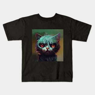 cat angry Kids T-Shirt